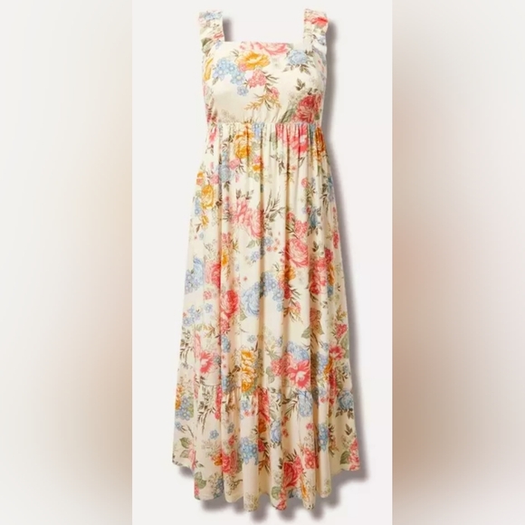 Torrid Multicolor Floral Maxi Dress - Picture 13 of 14
